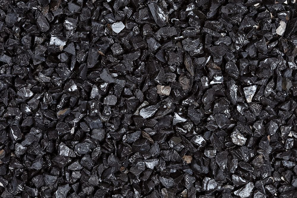 Bellamoli Granulati Splitt Nero Ebano 20 - 30 mm schwarz 25 kg