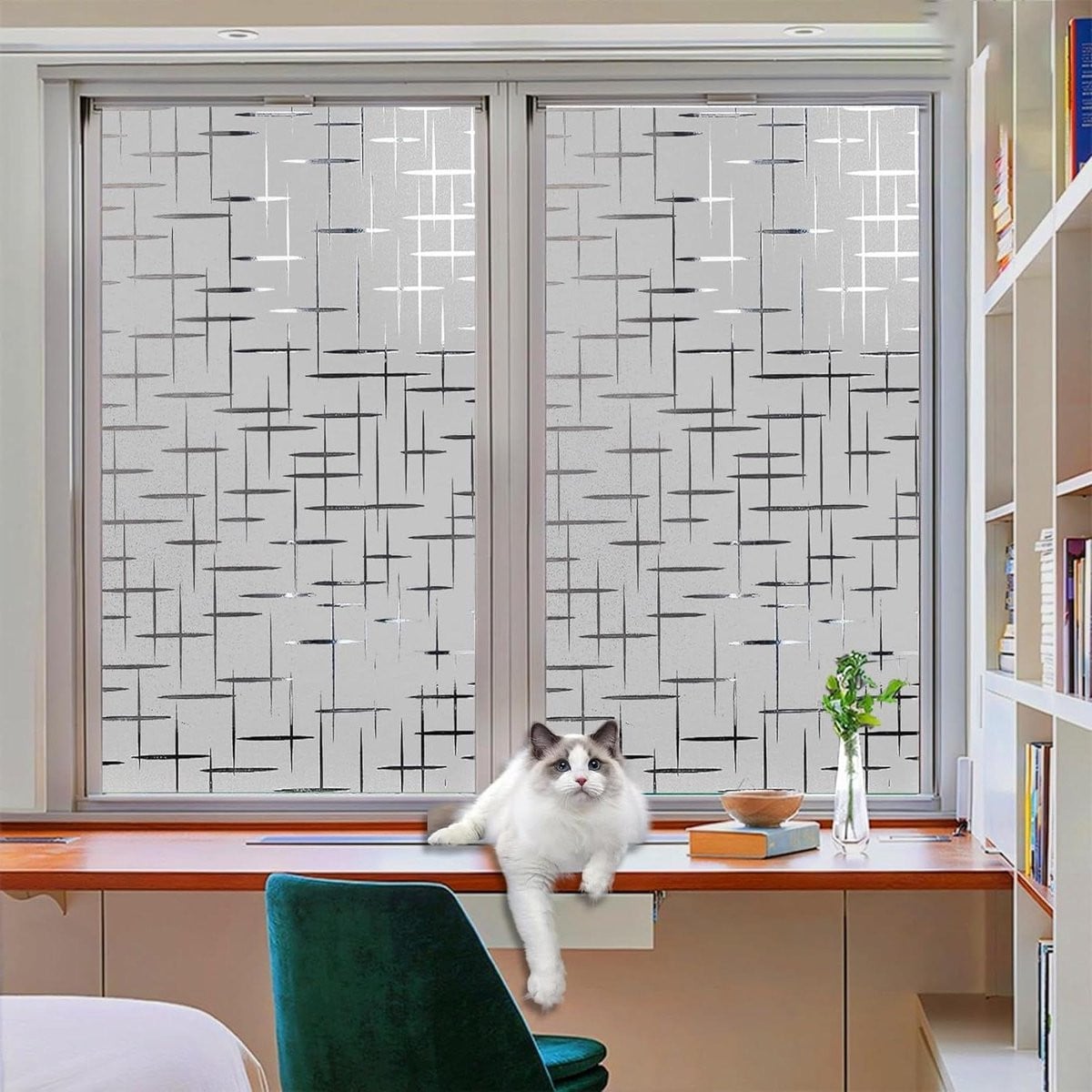 Matte Raamfolie Wit - Privacy Folie - 70 x 480 cm