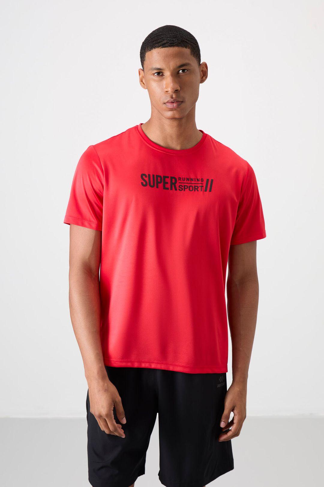 Herren Bedrucktes Rundhals T-Shirt