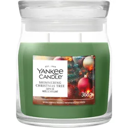 Shimmering Christmas Tree Signature Medium Jar 368g 2-Docht
