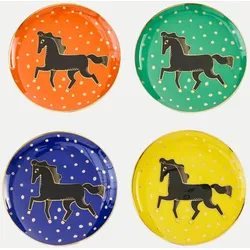 Untersetzer Cheval 4er-Set Mehrfarbig