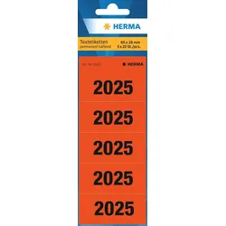 100 HERMA Inhaltsschilder 2025 rot