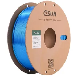 eSUN EPLA-SILK 1,75mm CYAN 1kg 3D FILAMENT (PLA, 1000 g, 1.75 mm), Filament, Blau