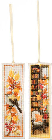 Lesezeichen "Herbstzeit = Lesezeit", 2er-Set