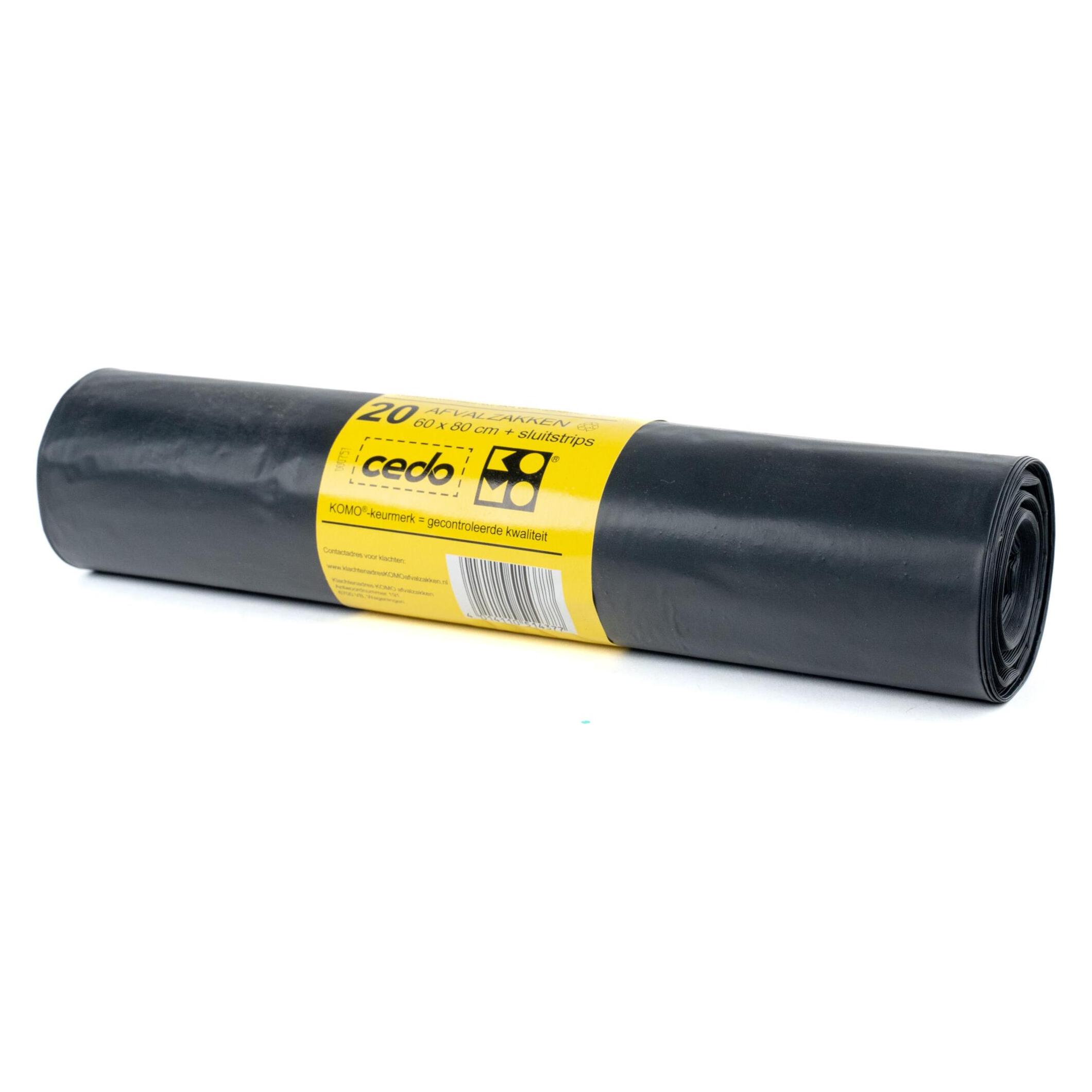 Komo Müllsäcke 60 L Schwarz (20x, 60 l) (3876739)