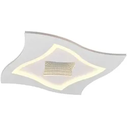 Trio LED-Deckenleuchte Klint Metall Weiß