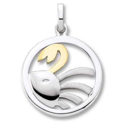 Sternzeichenanhänger ONE ELEMENT "Krebs Sternzeichen Anhänger aus 925 Silber", silber, Schmuckanhänger, Damen, Krebs, Silber 925 (Sterlingsilber), Sternzeichen-Anhänger – charmante Geschenkidee voller Persönlichkeit