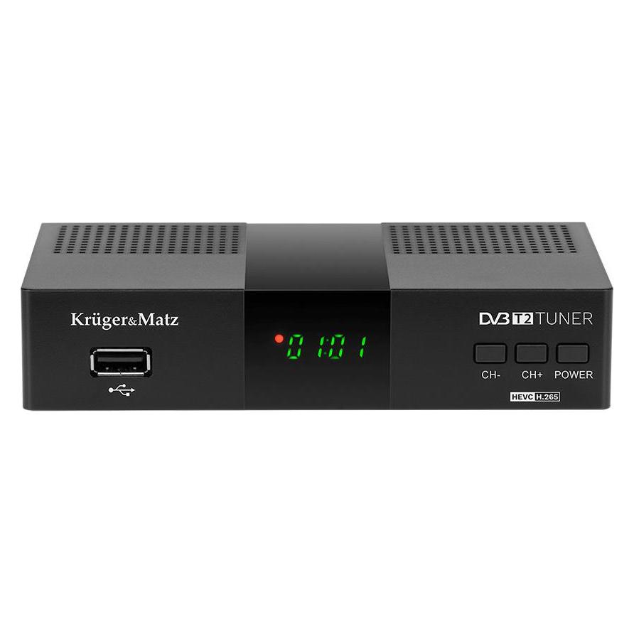 Krüger&Matz DVB-T2 H.265 HEVC Empfänger Krüger & Matz (DVB-T2) (KM0550D)