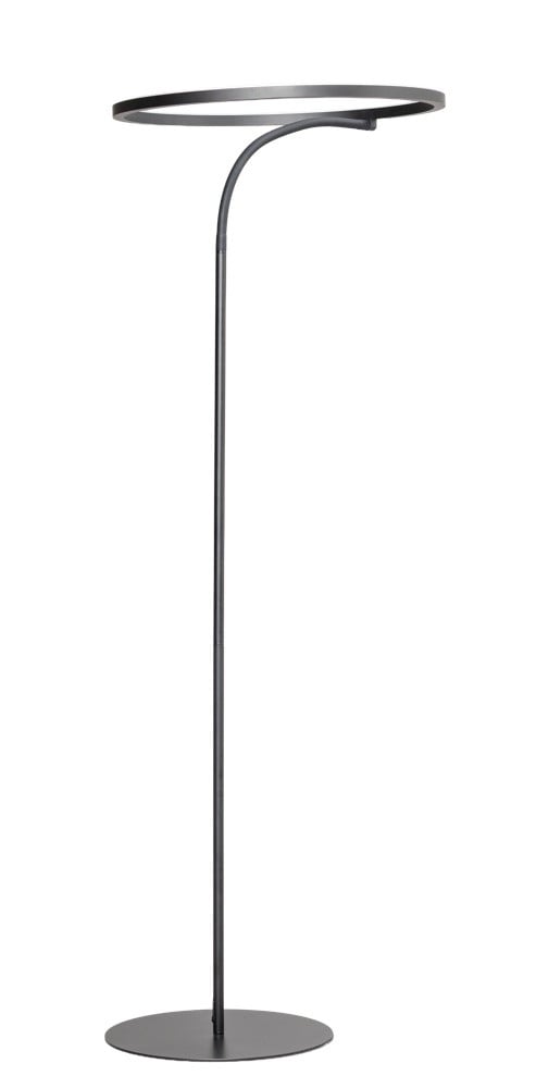 ETH Iris Design vloerlamp met LED - Zwart