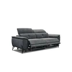 SOFA AVENA 3-Sitzer mit 2 Relaxfunktionen, dunkelgrau