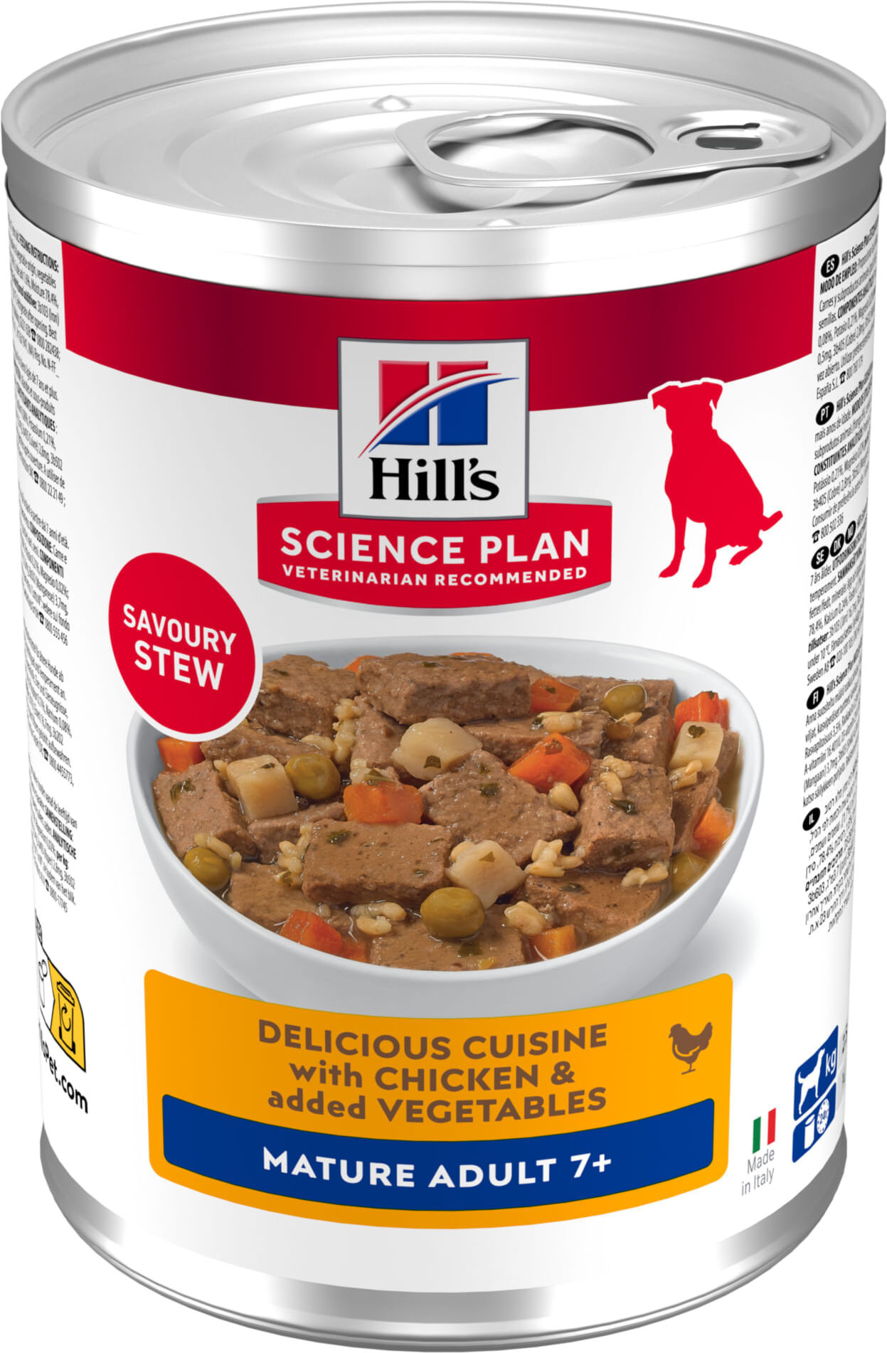 HILLS Hill's Science Plan Spezzatino per Cani Senior Pollo e Verdure 363GR