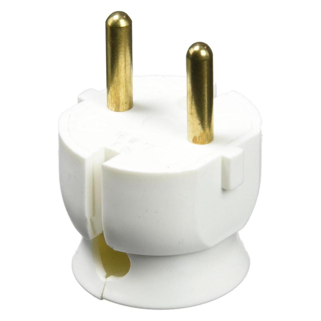 Legrand Stecker Schuko U/J, Winkel, Kunststoff, weiss (50183)