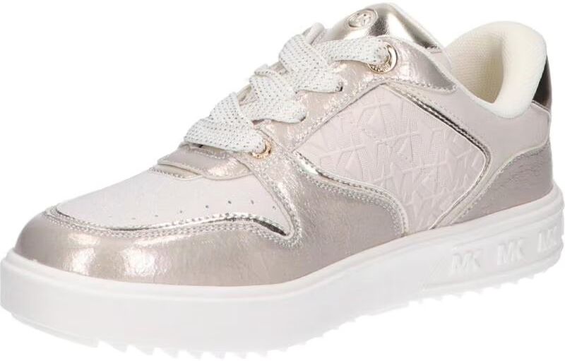 Zapatillas Michael Kors Emmet Rumi Mk01414274 Vanilla Pu Suede Pale Gold Metallic Vanilla Pu Suede Pale Gold Metallic 35 Niña