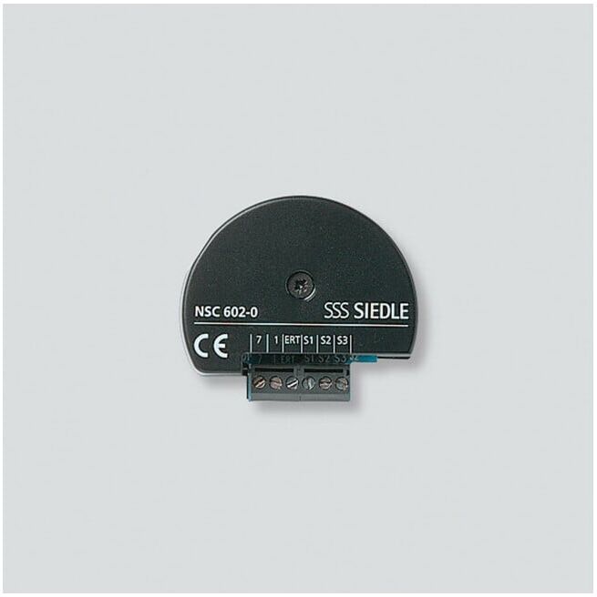 Siedle&Söhne; Contrôleur de signal secondaire pour interphone, pour boîte 55 mm NSC 602-0 (200017260-00)