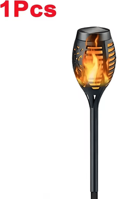 Inspire Curations 12LED Solar Flame Torch Light Flickering Outdoor Garden Pathway Lamp 12led 1