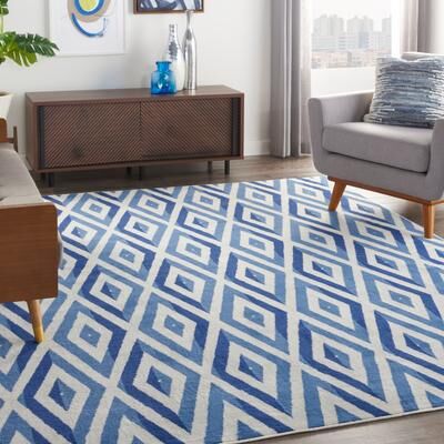 Nourison Whimsicle Modern Geometric Diamond Area Rug