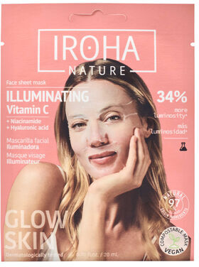 Iroha Nature Máscara Vitamina C Illuminating and Hydrating 20 ml