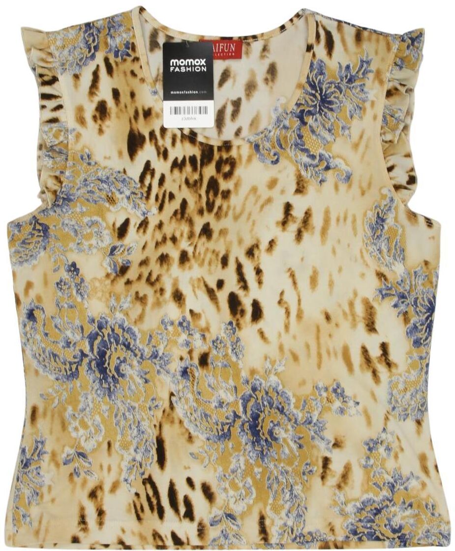 Taifun Damen Top, Beige, Gr. M, kein / Etikett - Second Hand