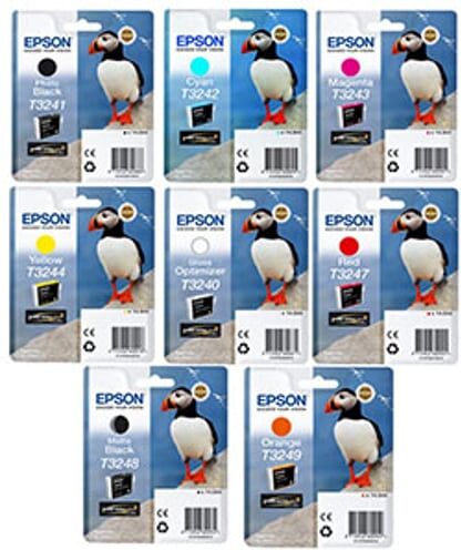 Epson T3240 serie Pack poupança tinteiros (8 cores)