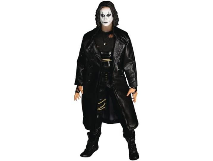 Mezco The Crow One H858210 Actiefiguur Eric Draven, 100% kunststof, in geschenkverpakking, fabrikant, meerkleurig