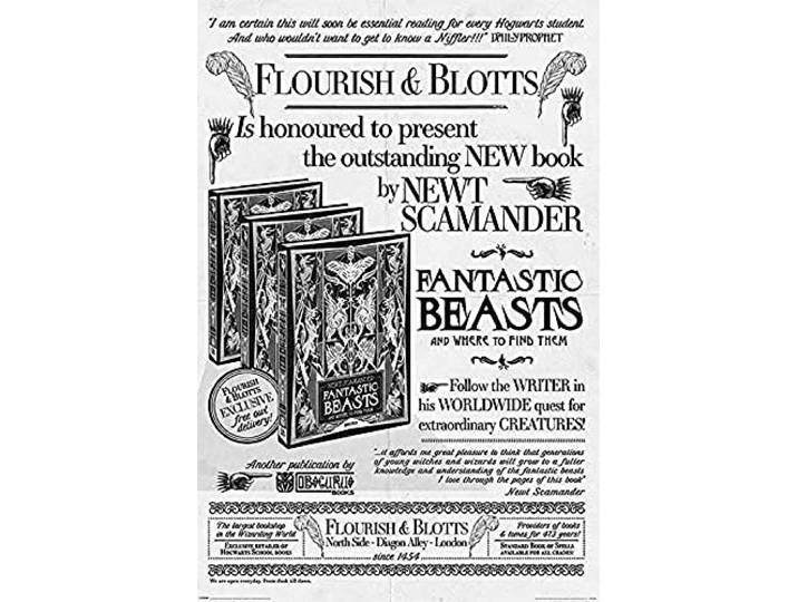 Fantastische beesten de misdaden van Grindelwald Poster, veelkleurig, 61 x 91.5cm