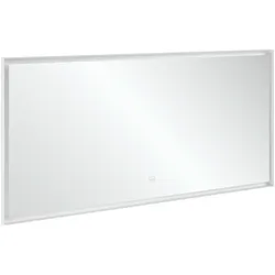 Villeroy & Boch Subway 3.0 Spiegel, 1600x750 mm, White Matt, mit LED-Beleuchtung und Sensordimmer