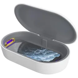 Devia *NEW* Wireless Charger + UV disinfection box (10 W), Wireless Charger, Weiss