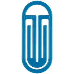 Laurel Büroklammern King Klip mit Bogen 62mm VE=10x50 Stück blau