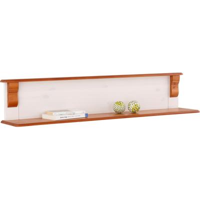 Wandregal OTTO HOME "Adele", weiß (weiß, kirsch), Regale, Wandregal, Breite 120 cm, aus massiver Kiefer, FSC