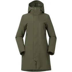 Bergans Damen Urban Insulated Mantel - L - Dark Green Mud