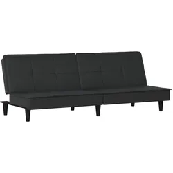 vidaXL Schlafsofa Schwarz Stoff