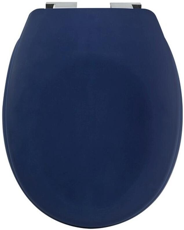 WC-Sitz SPIRELLA "Neela Blau matt", blau, B:37,3cm L:45,5cm, Kunststoff, WC-Sitze, WC-Sitz blau Einheitsgröße