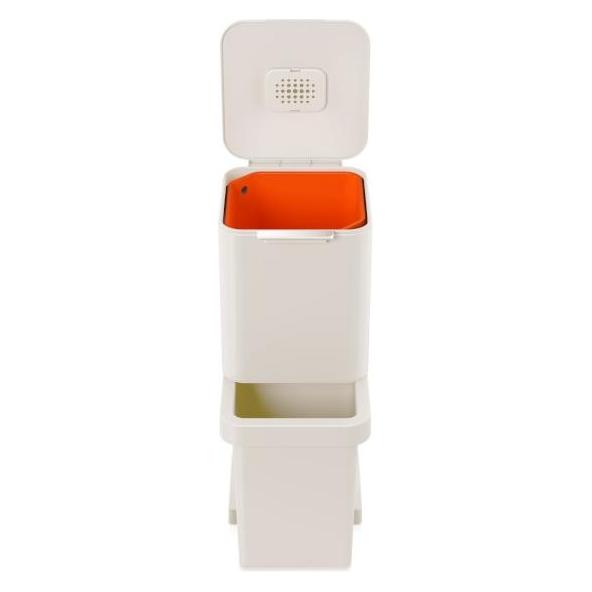 Joseph Joseph Totem Pop 40L Mülltrennungs- & Recycling-Einheit - Stein (40 l) (30092)