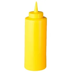 MONOUSO - Flasche Würze Spender Gelb 360ml (6 Stück)