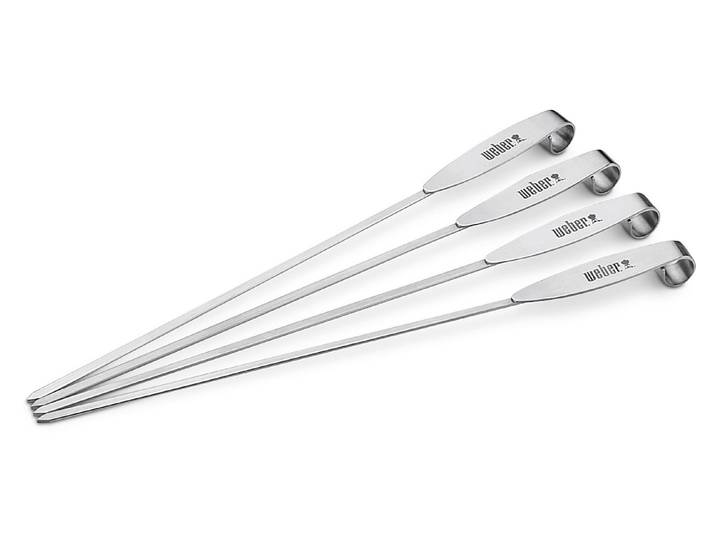 Weber Etgs Edelstahl-Spiess-Set 4 Stück