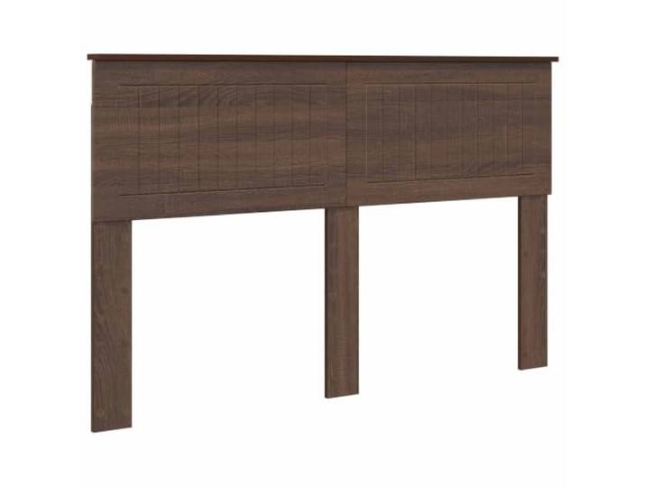 Modernes Kopfteil aus Holz, Eichenholz, braun, 143 x 7 x 90 cm Minimalistisches Design, rechteckige Form, pflegeleicht, einfache Montage, langlebig