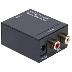 D2 Diffusion Kit de conversion audio analogique/numérique - 1 entrée RCA / 1 sortie optique o (Digital -> Analog), Audio Adapter, Schwarz