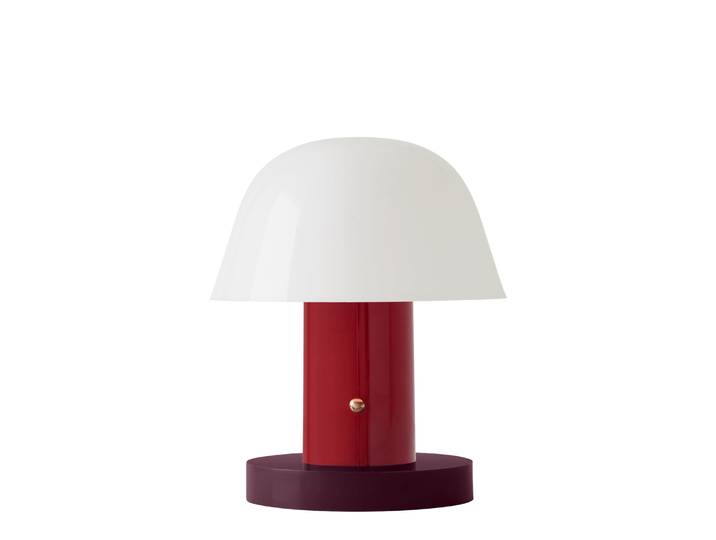 &tradition - Lampe sans fil rechargeable Setago - Violet - Polycarbonate moulé - Designer Jaime Hayón