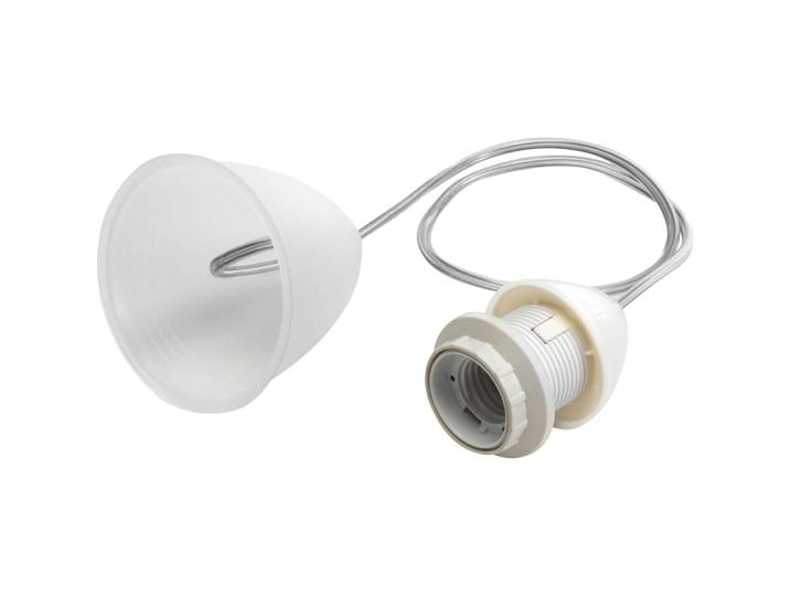 Lampenfassung Elektrokleinteil transparent E27