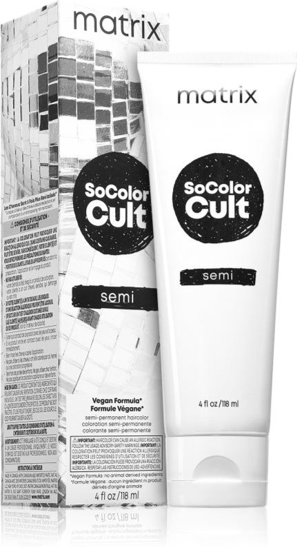 Matrix SoColor Cult coloration capillaire semi-permanente Disco Silver 118 ml