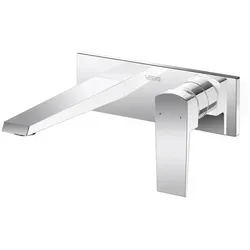 TRIZERATOP Wand - Waschtischarmatur ohne Ablaufgarnitur (Stöpsel) Chrom