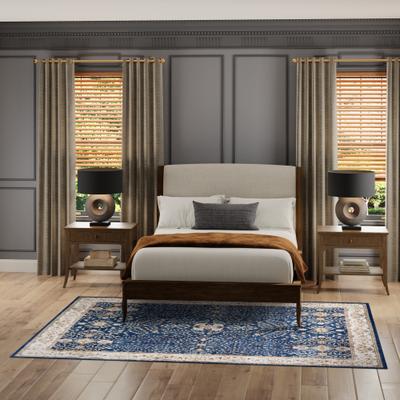 Everyday Chic by HGTV Soft Flannel Zero Pile Printed Non-Slip Machine Washable Indoor Area Rug