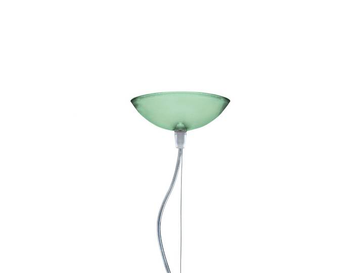 Kartell Designer Hängelampe FL/Y, dimmbar, grün, für Wohn- / Esszimmer, Kunststoff, Design, Pendelleuchte