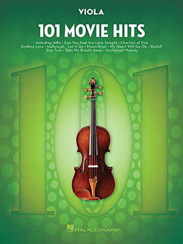 Hal Leonard - 101 Movie Hits For Viola: Noten, Sammelband für Viola - Preis vom 04.10.2026 03:51:26 h