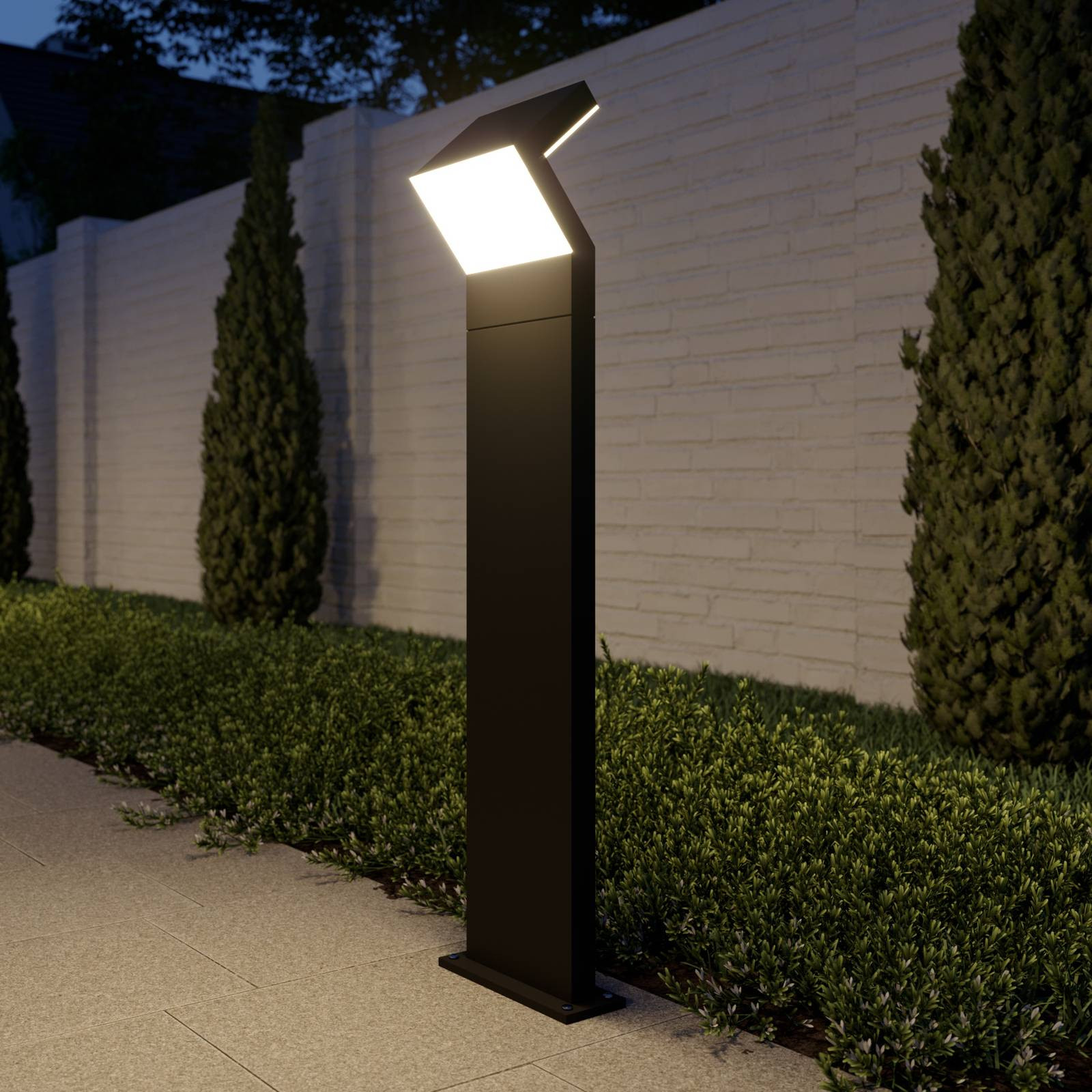 Havin Arcchio LED Tuinpadverlichting met Bewegingssensor - Modern - Zwart/Grijs - Aluminium