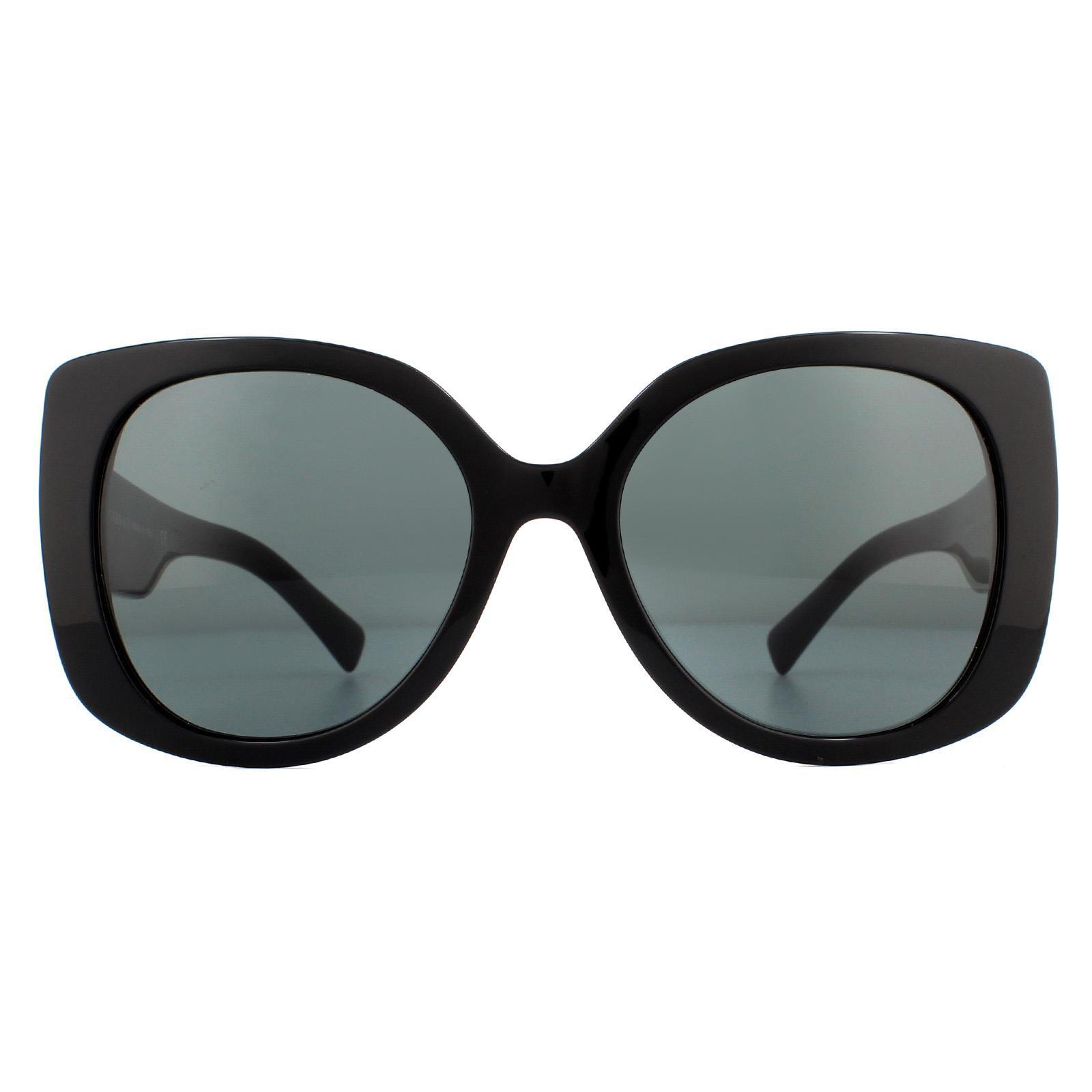 Versace Sonnenbrille VE4387 GB1/87 Schwarz Dunkel Grau