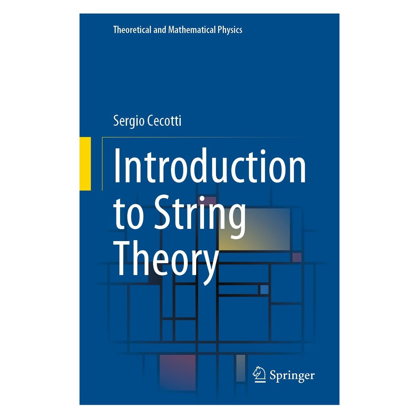 Springer Cecotti:Introduction to String Theory (Englisch, Hardcover, Sergio Cecotti) (9783031365294)