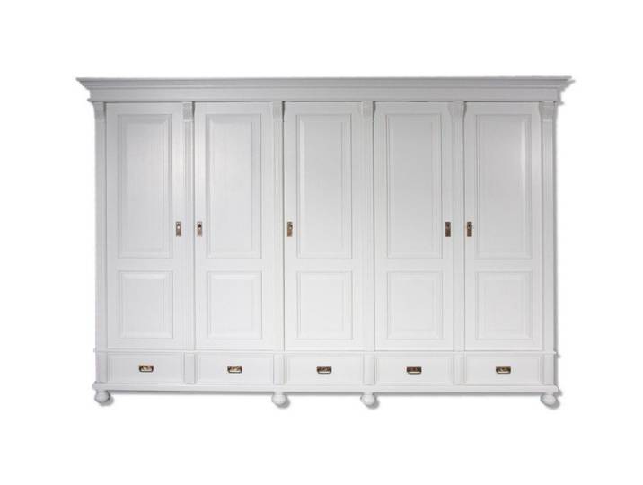 Wohnpalast Kleiderschrank Premium Landhaus Kleiderschrank 5 Türig Massivholz zerlegbar