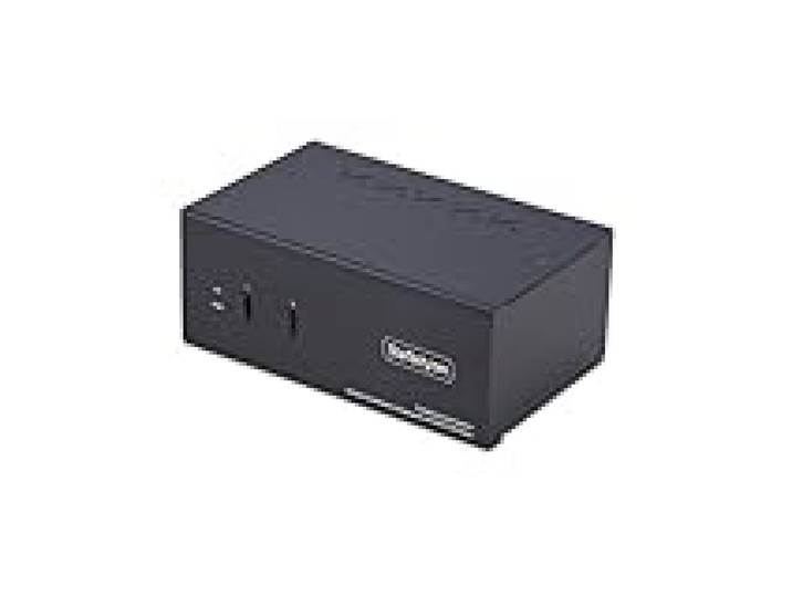 StarTech Switch KVM DisplayPort et HDMI 2 Ports 4K 60Hz, USB 3.0, Audio