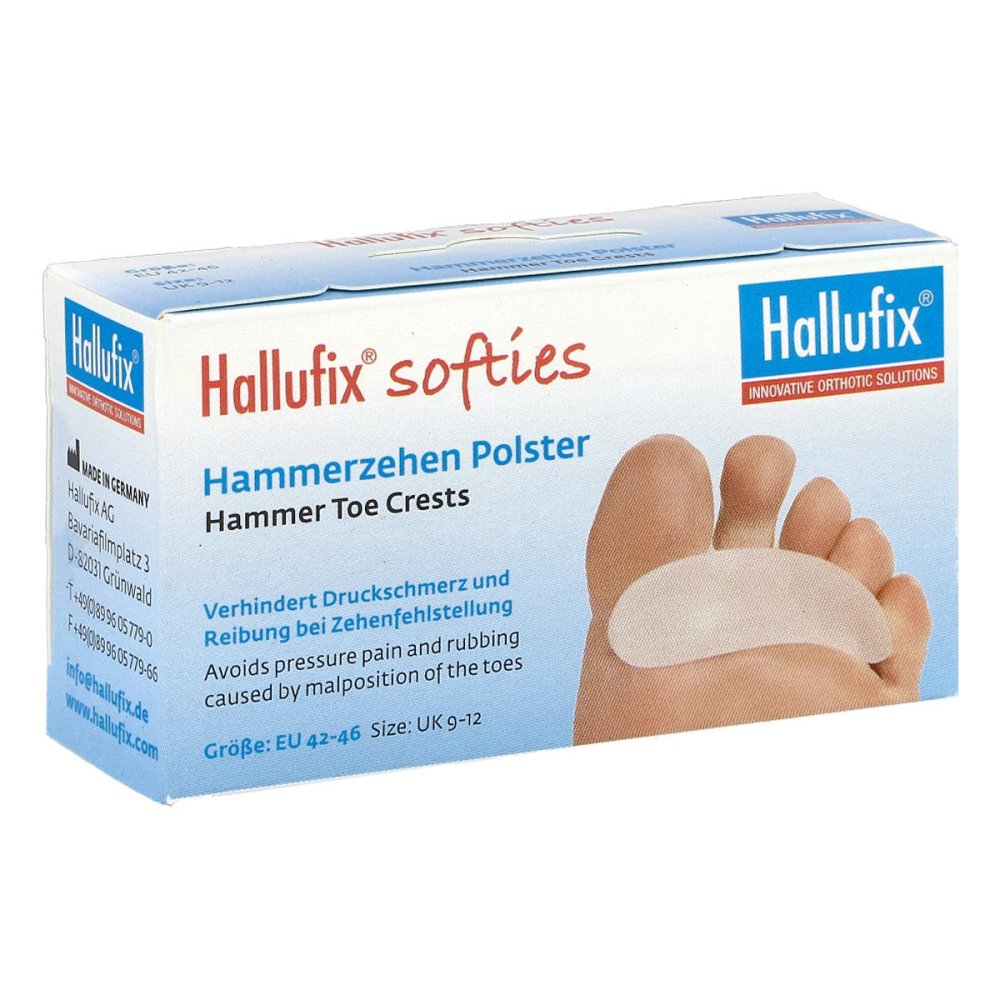 LUDWIG BERTRAM GmbH Hallufix softies Hammerzehenpolster Größe l 42-46 03116430
